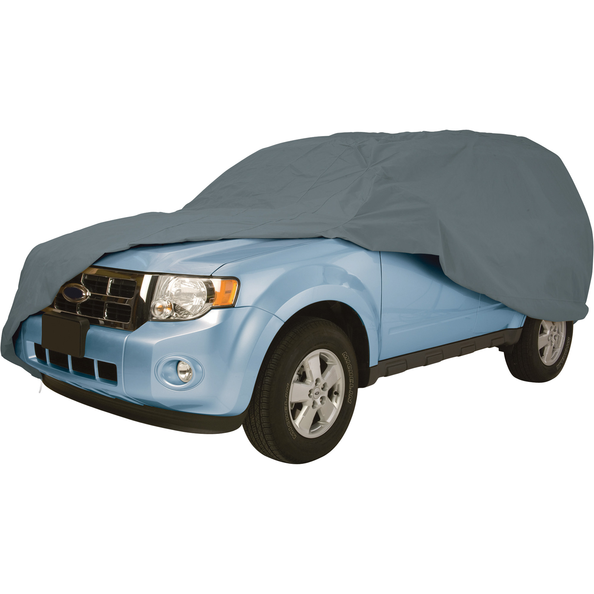 Classic Accessories OverDrive PolyPro 1 Truck/SUV Cover, Fits Crew Cab Pickups with Canopy Cover, 231in.L-262in.L, Model# 10-021-261001-00